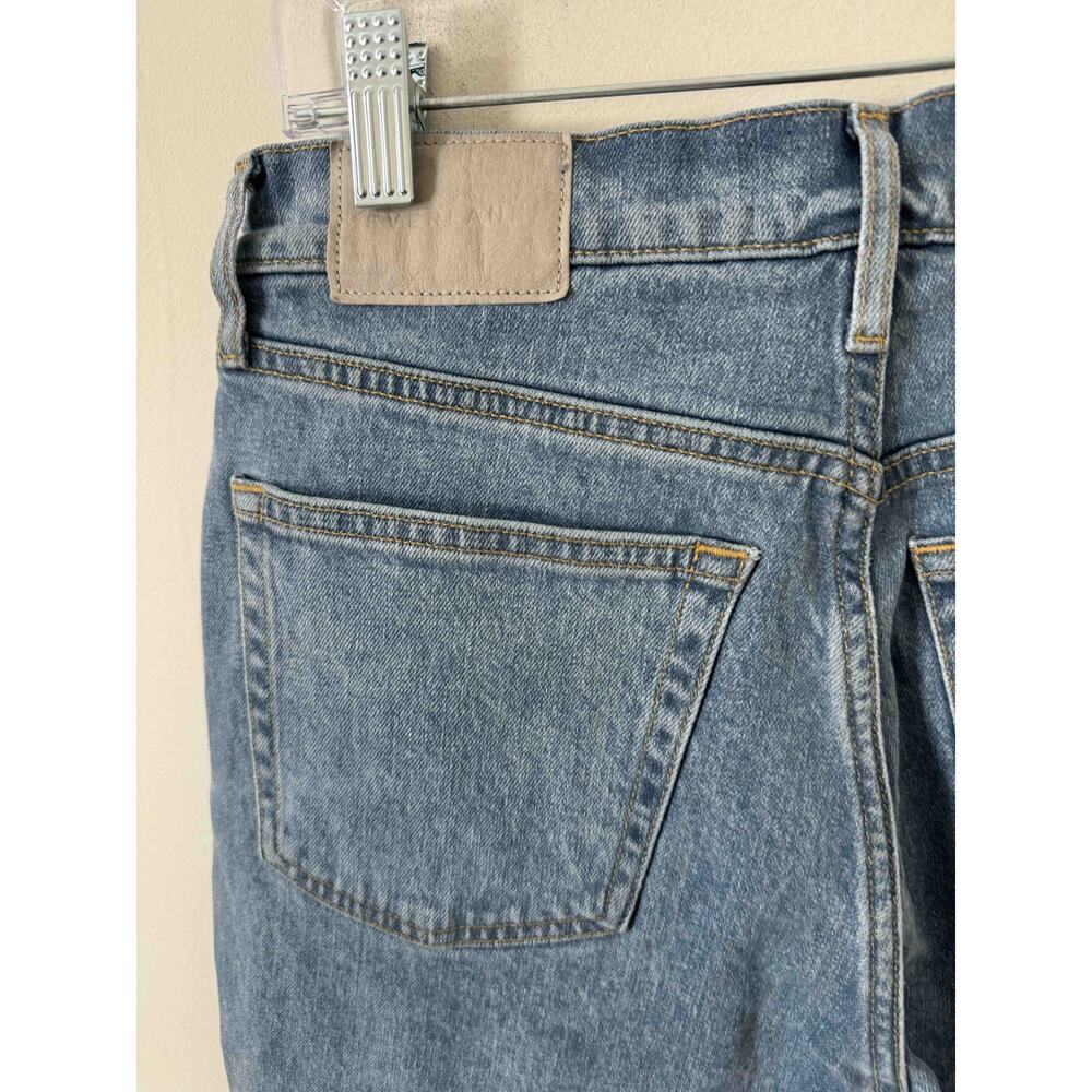 Everlane Original High Rise Cheeky Organic Cotton Denim Jeans Blue Wash Size 26 - Picture 7 of 9